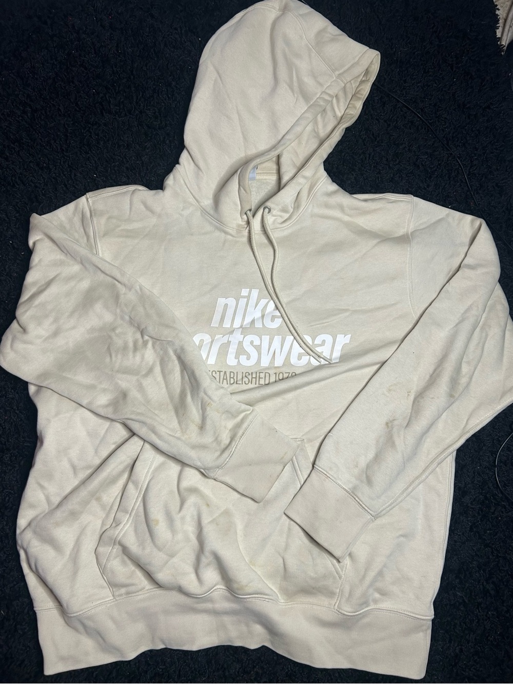 Nike Sportswear cream/beige hoodie